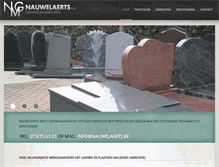 Tablet Screenshot of nauwelaerts.be